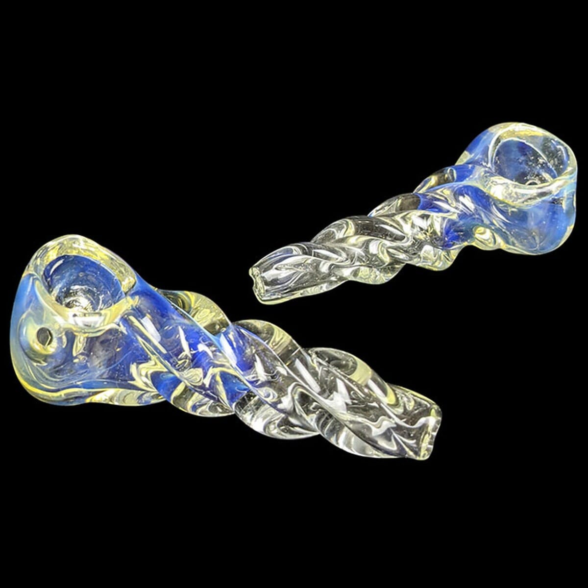 Silver Fumed Twisted Body Spoon by Import