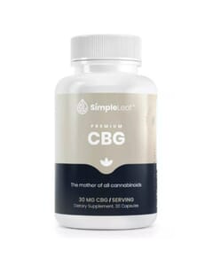 Simple Leaf CBD Full Bottles | CBG