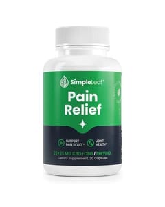 Simple Leaf CBD Full Bottles-Pain Relief