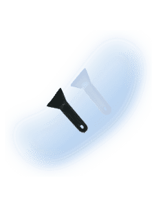 Plastic Grinder Scraper | Small | Black | Zooted