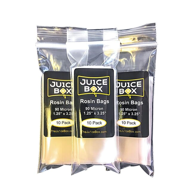 1.25 x 3.25 Rosin Bags by Juice Box (30pk)