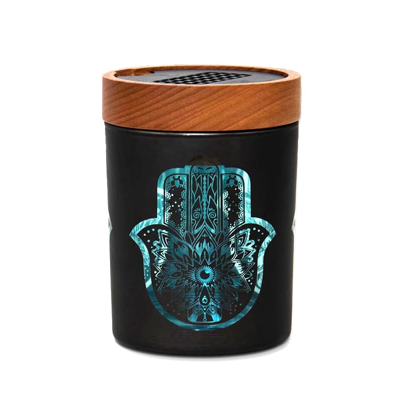 Smart Stash Jar (Small) by V Syndicate-Hamsa-Turquoise