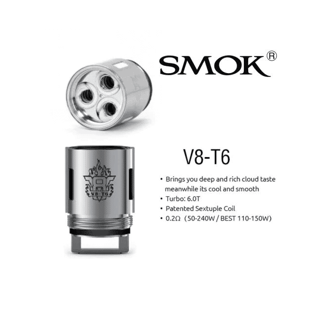 TFV8 Replacement Coil by Smok (V8-T6)