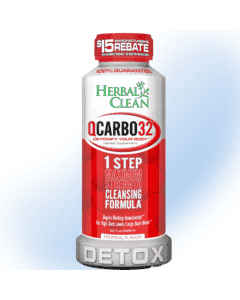 Herbal Clean QCarbo 1 Step Max Strength Detox Formula 32 0z