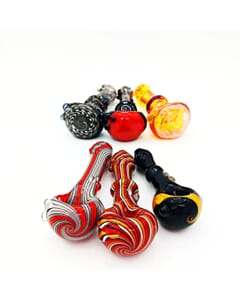 wig wag frit spoon and lined spoon by artist pipes