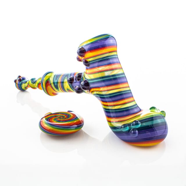 Rainbow Pendant by Suzewits Glass