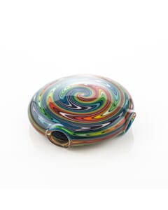 Glass Swirl Necklace Pendant by Suzewits Glass