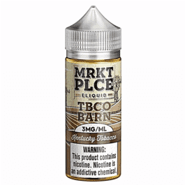 Kentucky Tobacco E-Liquid 100mL - MRKT PLCE TBCO Barn - RY4 Blend Kentucky Tobacco E-Liquid 100mL - MRKT PLCE TBCO Barn - RY4 Blend