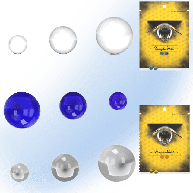 Honeybee Herb 4mm Terp Pearls in multiple colors for enhanced dabbing.