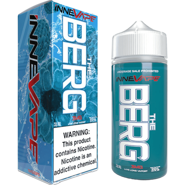 the berg formally known as heisenberg is now in one hundred milliliter bottles still good, still blue