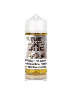 Bottle of The One Marshmallow Milk E-Liquid by Beard Vape Co. with cinnamon and creamy flavors.