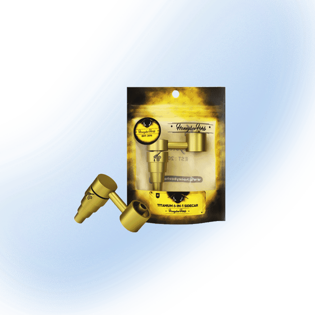 Titanium 6-in-1 Sidecar Banger | Honeybee Herb