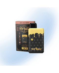 TOP SHELF HEMP THCA BLEND 4G DISPOSABLE - Rose Gold Runtz