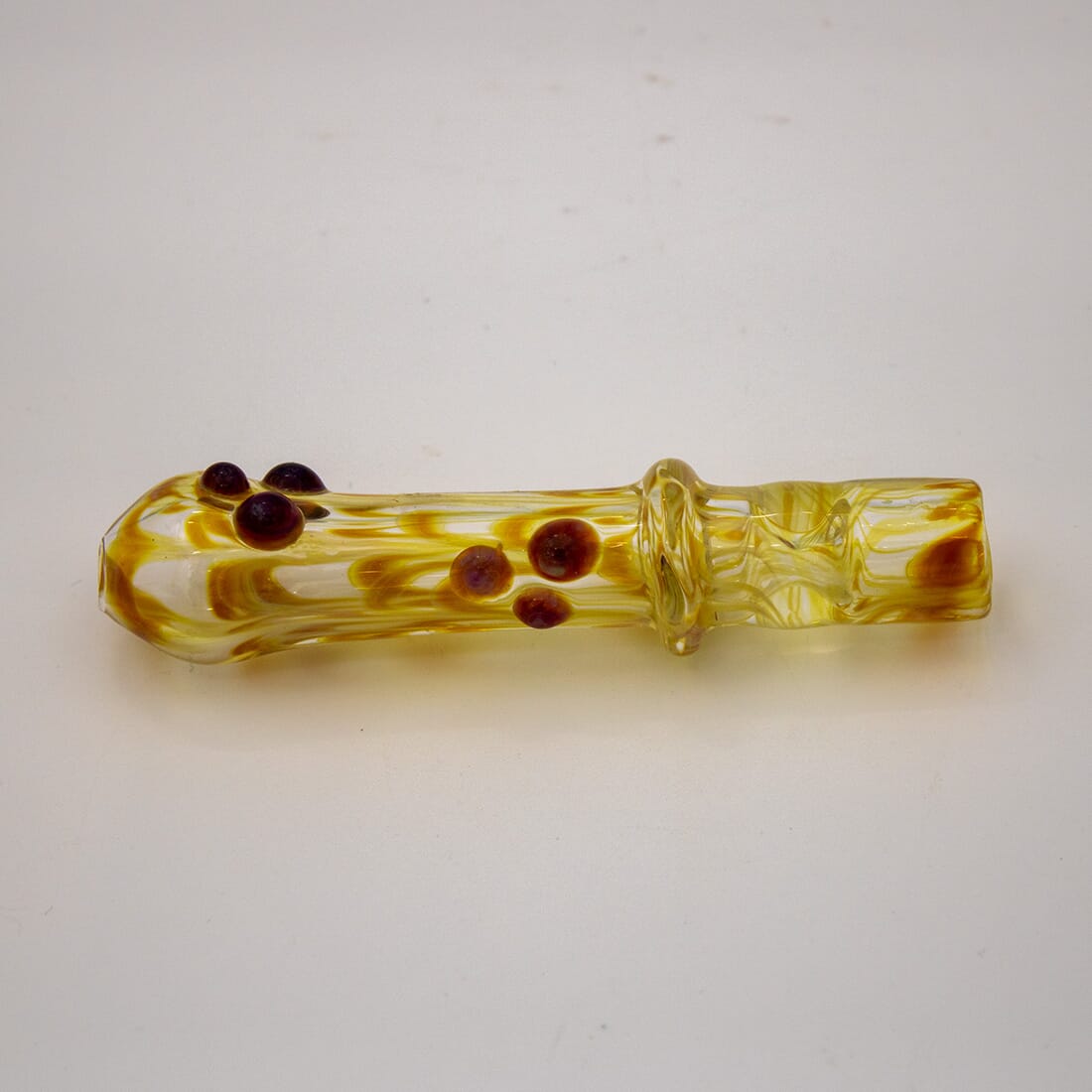 Fumed Chillum by Shlumpee Glass