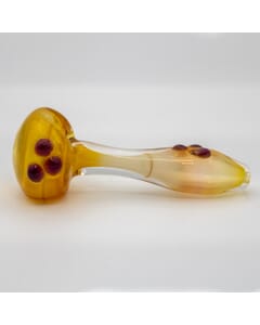 Purple Dot Fumed Spoon by Brickyard