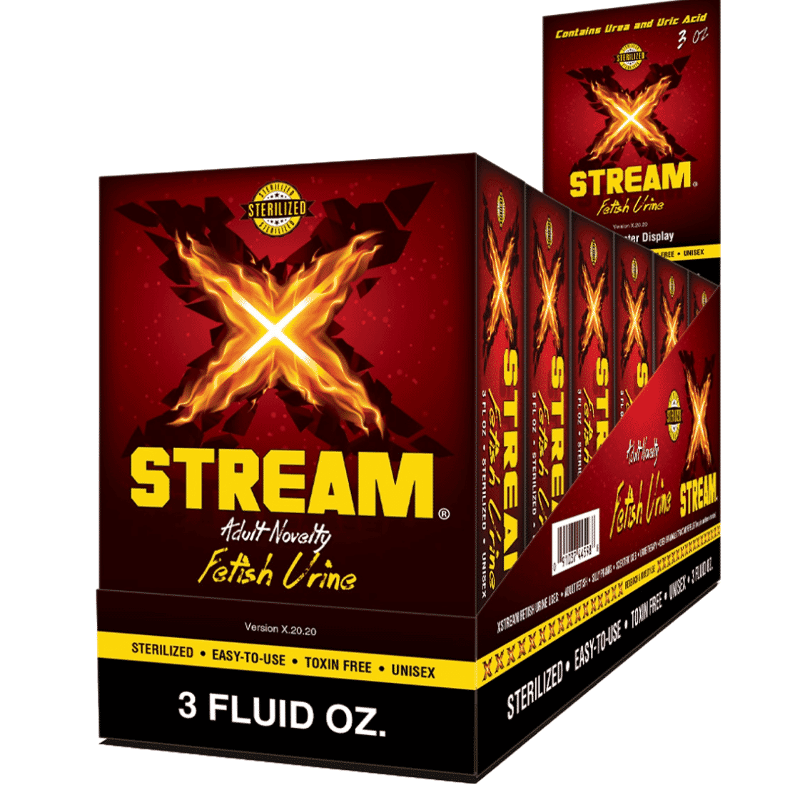 X-Stream Adult Novelty Fetish Urine Packaging