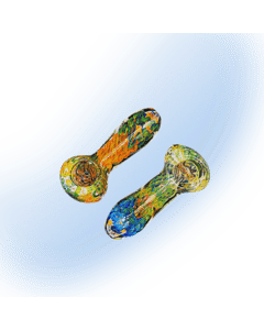 Thick Inside Out Glass Spoon Pipe | Large