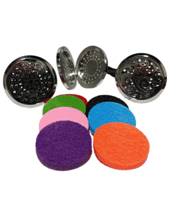 Premium metal car vent clip with essential oil pad