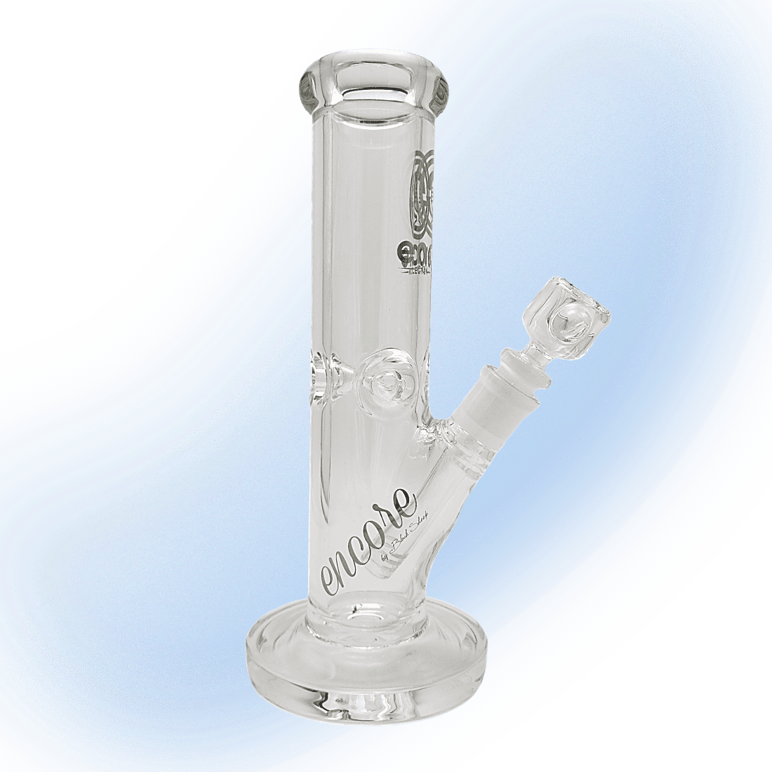 10" Encore Collection 9mm Straight Tube Glass Bong