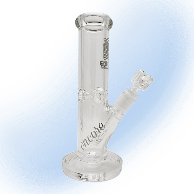 10" Encore Collection 9mm Straight Tube Glass Bong