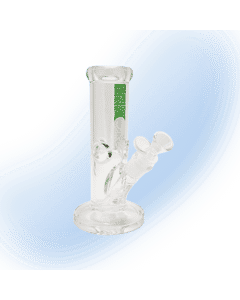 8" Heavy Mini Clear Stright Tube Bong | Encore Collection