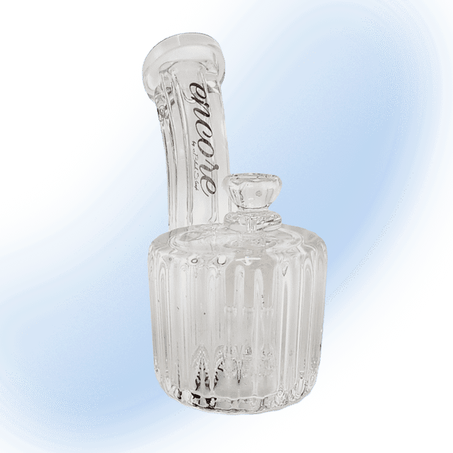 Encore 6" Glass HEX Puck Bubbler Pipe