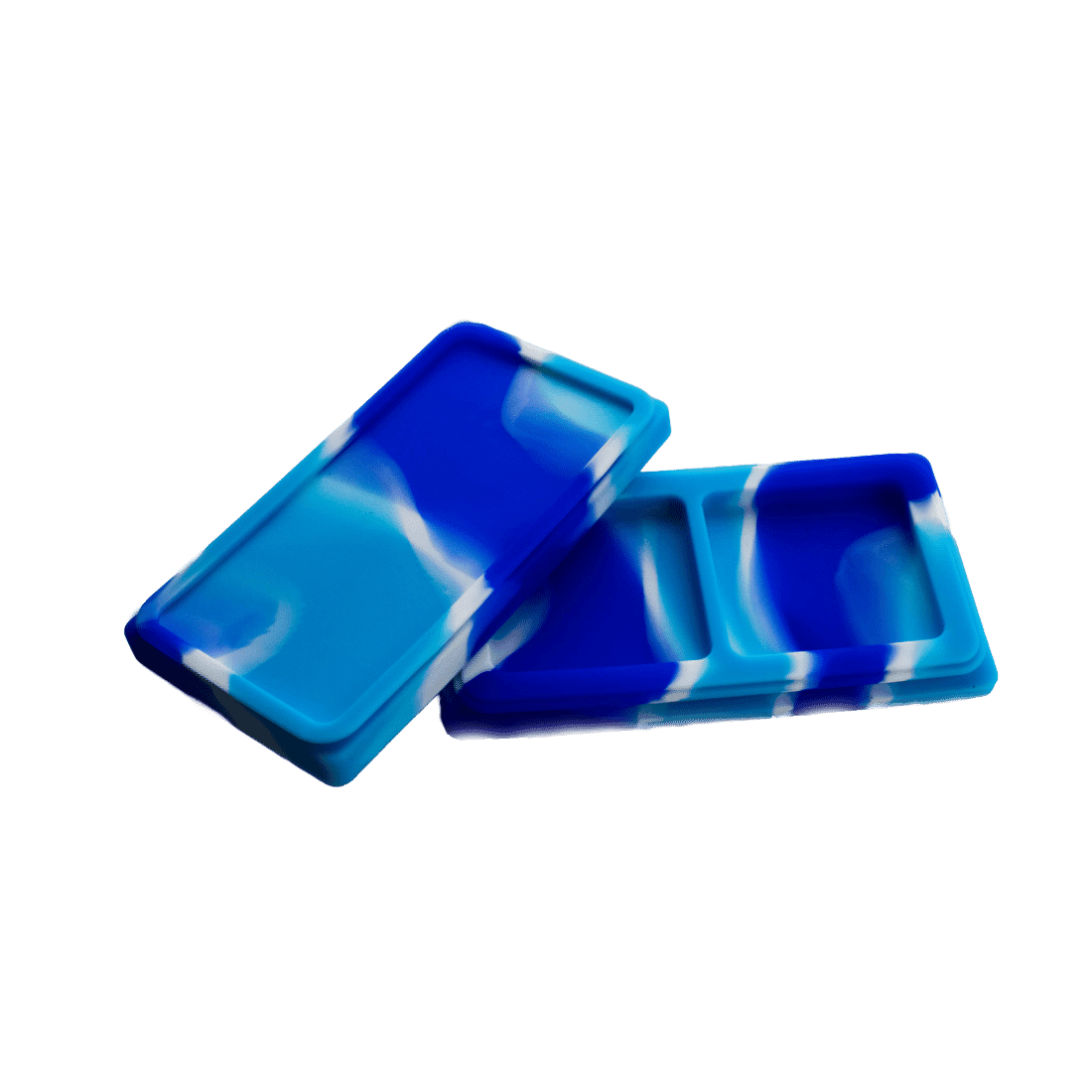 Waxmate BHO Silicone Dab Wax Container | 2 Compartment | Large | Assorted Colors