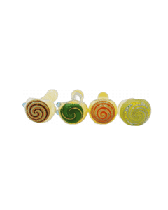 wig wag silver fumed handpipe by artist pipes