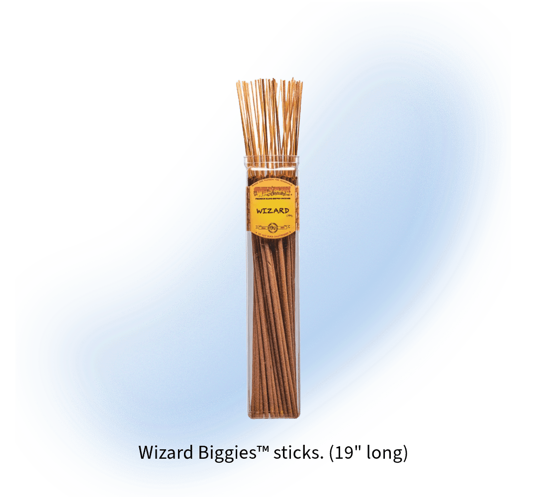 WILDBERRY Biggies Incense Sticks | Jumbo 19" | Wizard