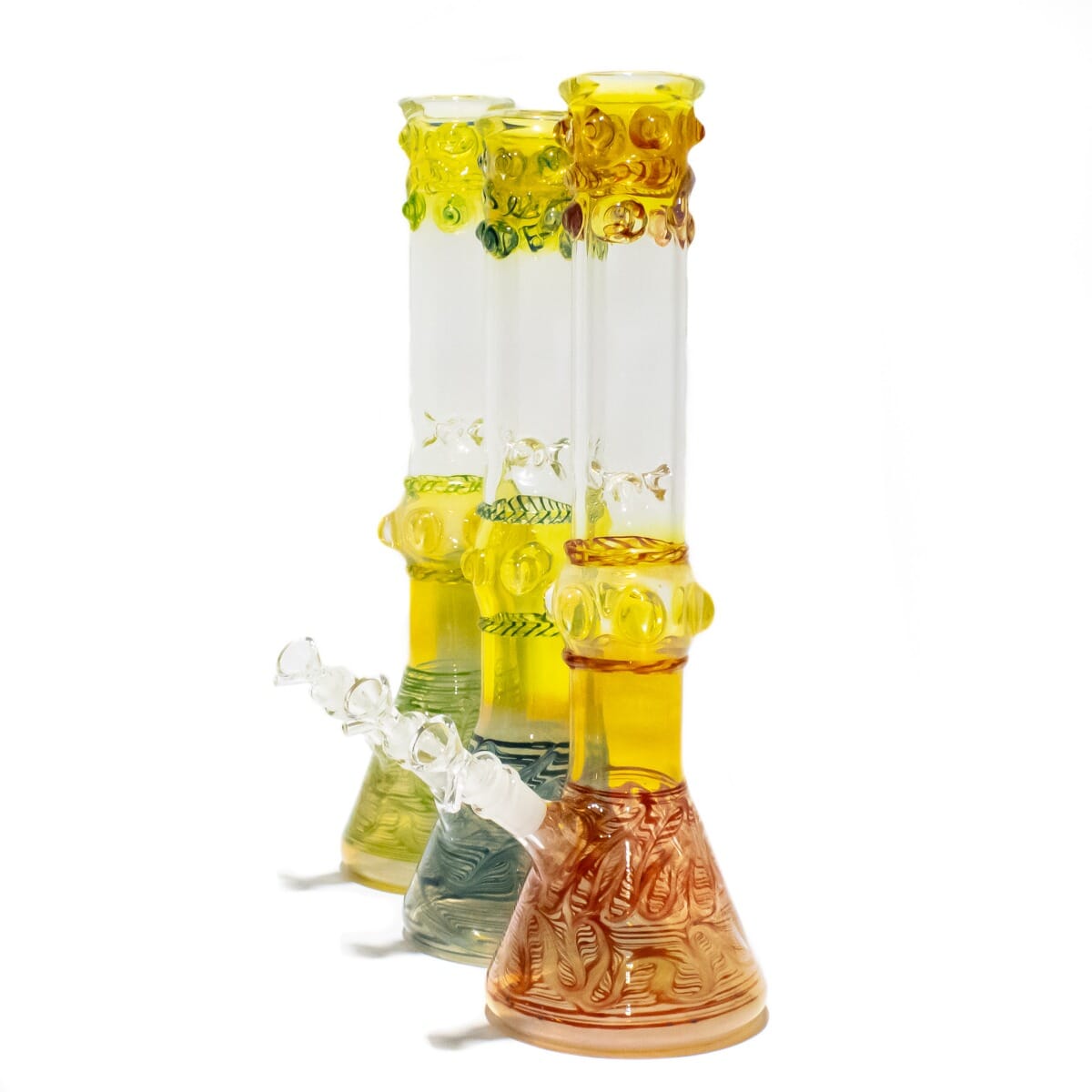16in Wrap Rake Beaker by CHV Glass