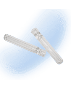 16mm Thick Glass Chillum Pipe XL Clear | ArtistPipes