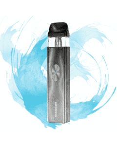 Vaporesso XROS 4 Mini pod system featuring COREX 2.0 technology, 1000mAh battery, adjustable airflow, 3ml top-fill pod, and sleek aluminum alloy design.