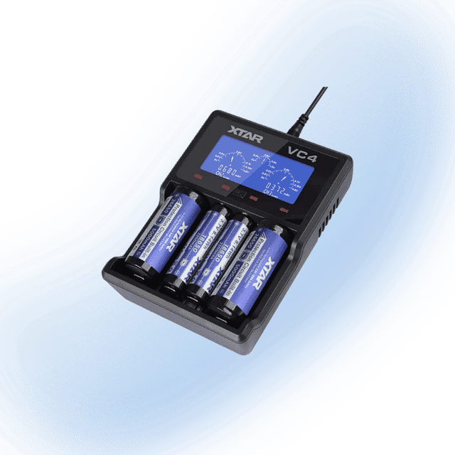 Xtar Battery Charger In Use