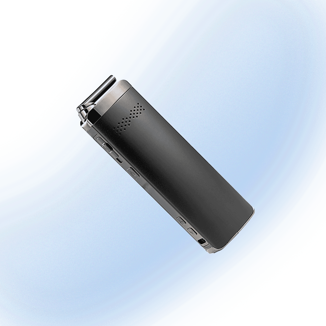 Starry 4 cannabis vaporizer with adjustable airflow, OLED screen flip, replaceable battery, and zirconia mouthpiece