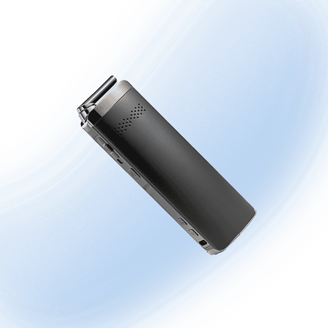 Starry 4 cannabis vaporizer with adjustable airflow, OLED screen flip, replaceable battery, and zirconia mouthpiece