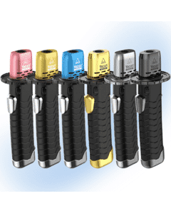 Yocan Red Series Katana Torch with multi-color flame and katana-style handle, available in various colors