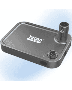 yocan Red Slate Torch featuring Piezo ignition and adjustable flame technology.