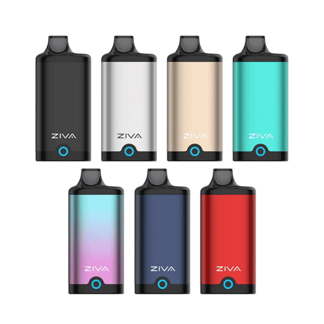 Yocan Ziva 650mAh Incognito Vape Aluminum Casing and LED Indicators. Available Colors | Yocan 510 Vape Cart Battery
