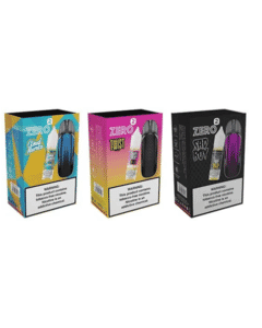 Vaporesso Zero 2 Pod System Kit with Synthetic Salt Nicotine E-Liquid in exclusive flavors.