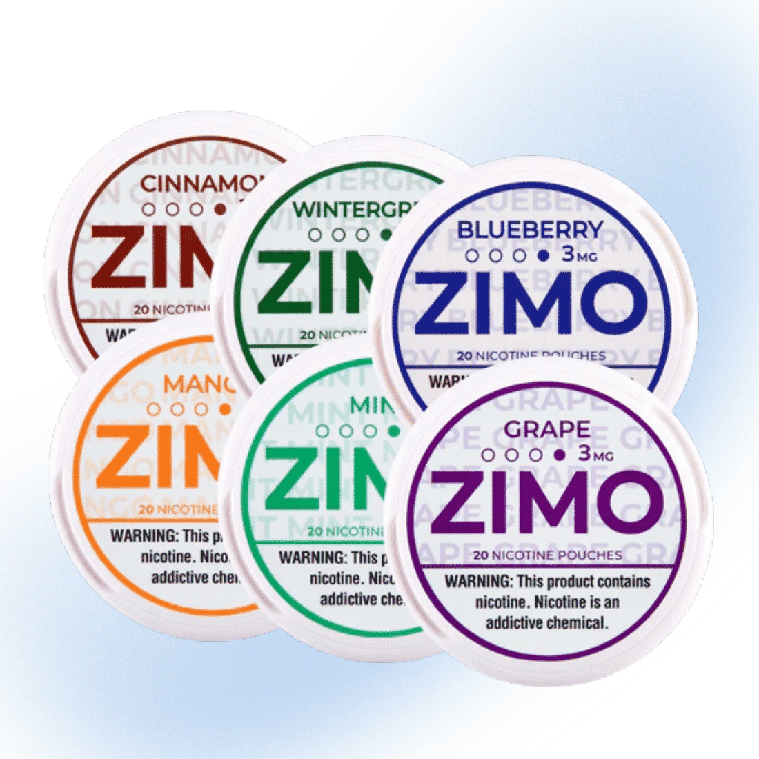 Zimo Nic Pouches - Flavors