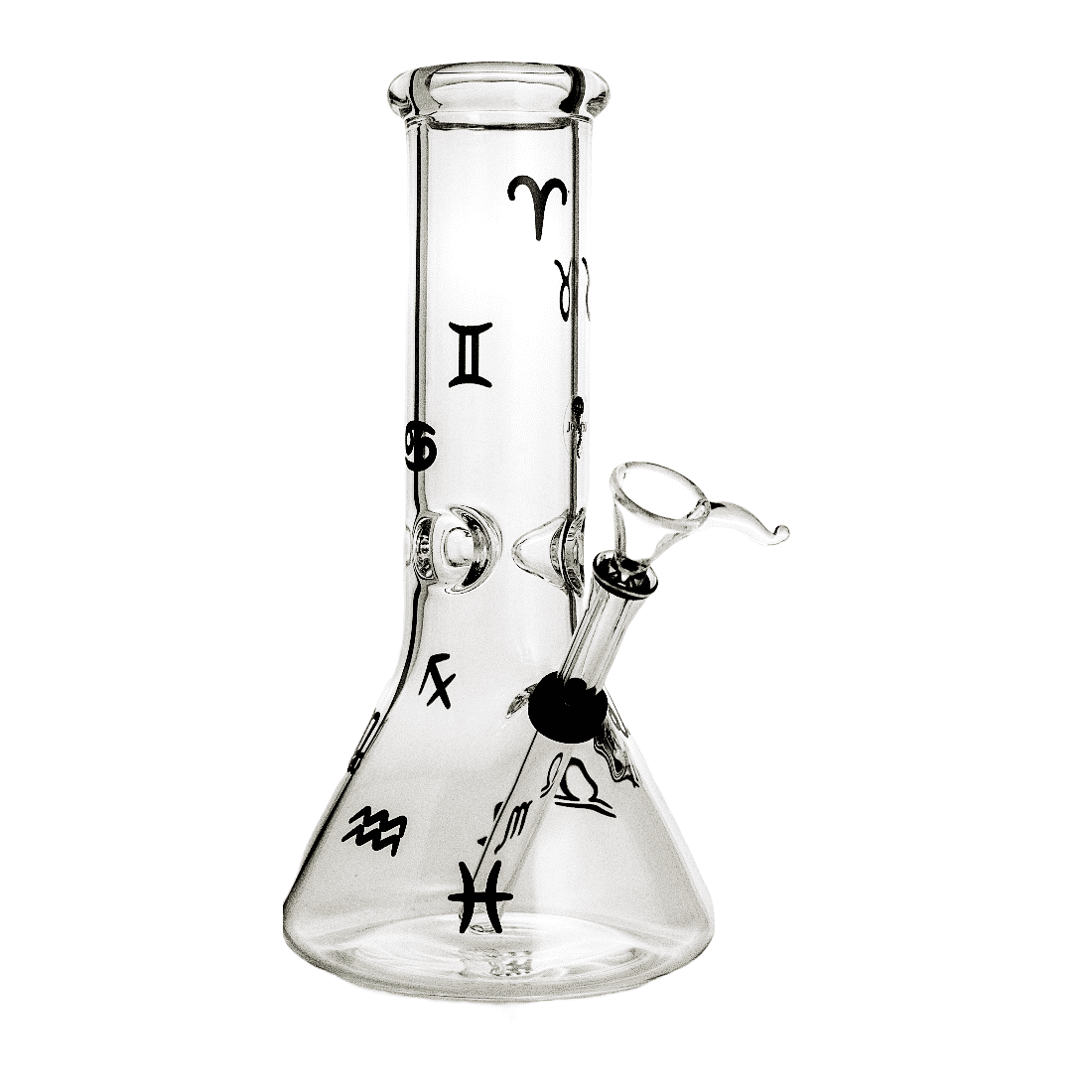 Astrology Beaker Bong by JellyFish Glass