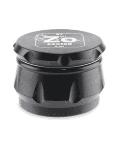 zooted 63mm 4 piece grinder black