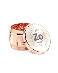 63mm 4 Piece Grinder by Zooted-Rose Gold