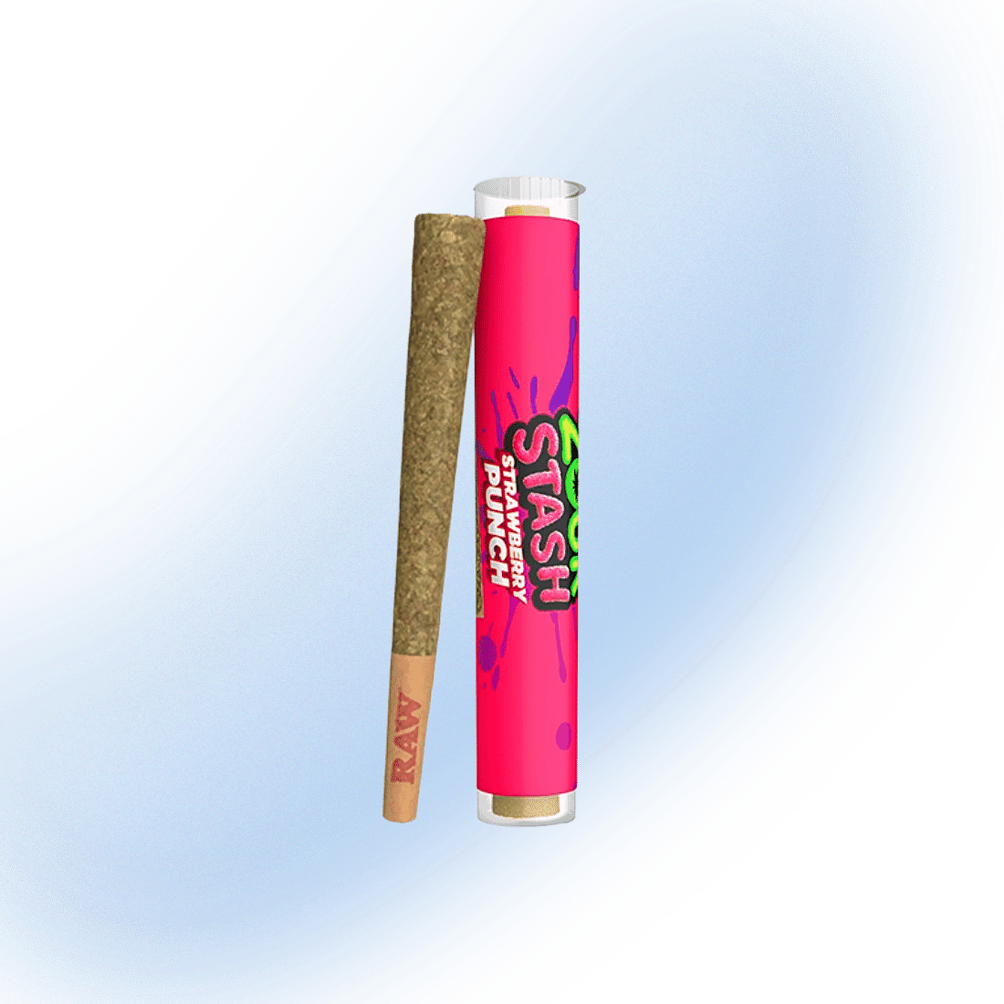 Zour Stash Hash Hole Preroll - Strawberry Punch