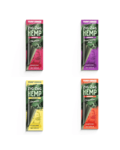 Zig-Zag Terpene Infused Hemp Blunt Cones Packaging