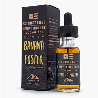 Extract Labs 500mg Tincture (Banana Foster)
