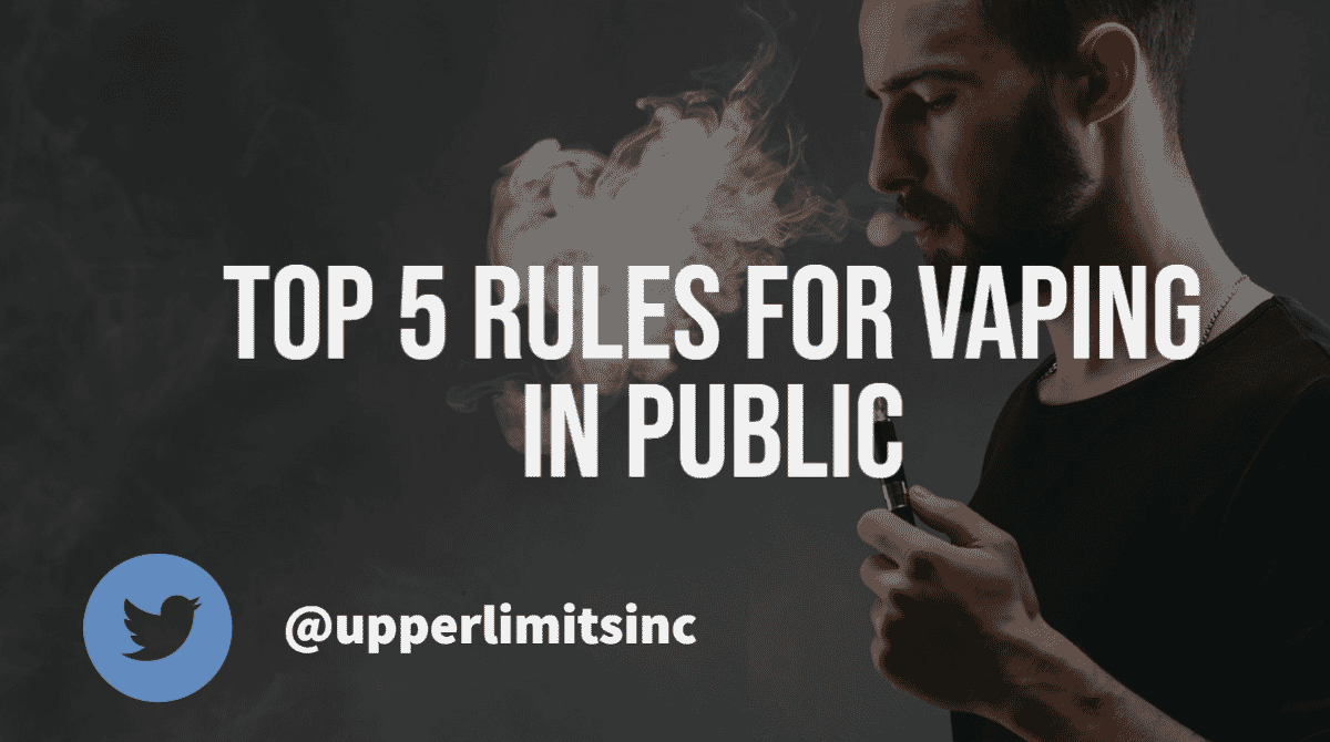Top 5 Rules for Vaping In Public