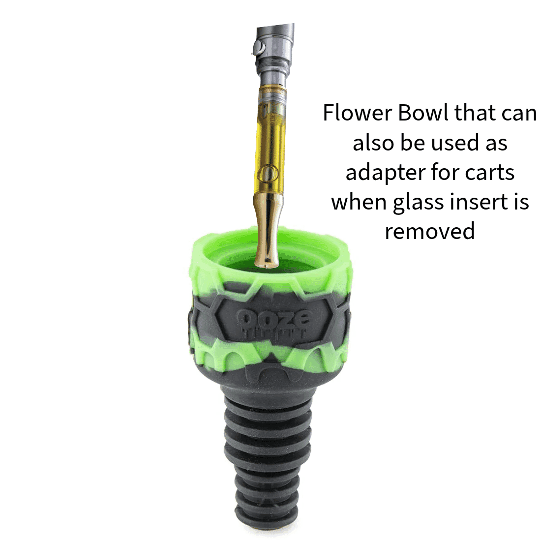 ooze silicone bowl with cart attachment